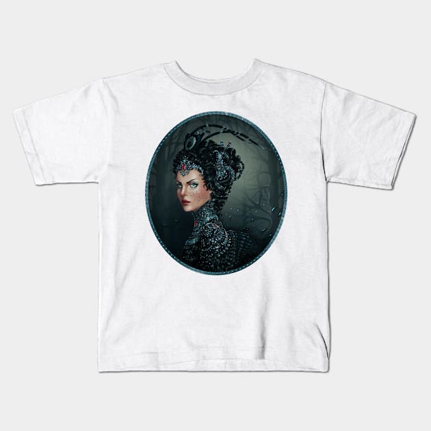 Ave Nocturna Kids T-Shirt by Dimary